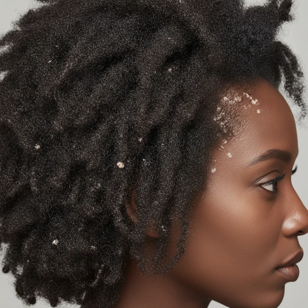 Before – flat, dry curls